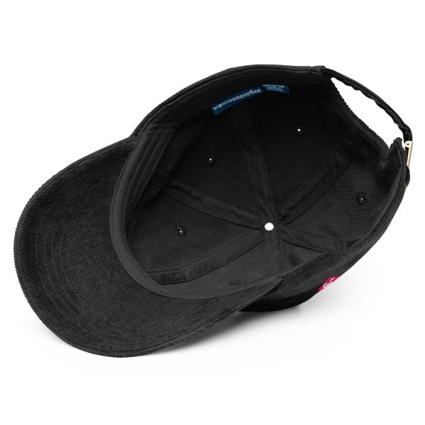 MIC ON "Love Is Free" X2 Embroidered Vintage corduroy cap - Image 11