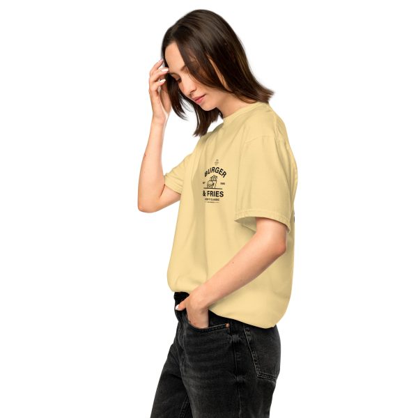 MIC ON "Burgers & Fries" Keep it Classic Unisex Heavyweight T-Shirt - Image 19