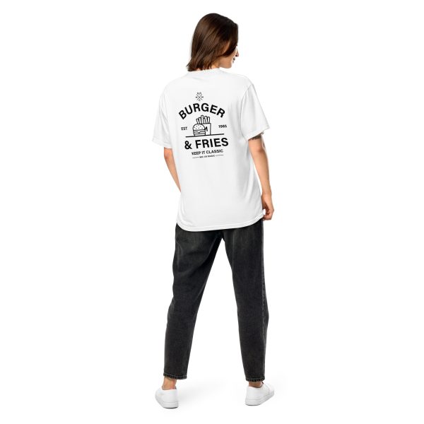 MIC ON "Burgers & Fries" Keep it Classic Unisex Heavyweight T-Shirt - Image 24