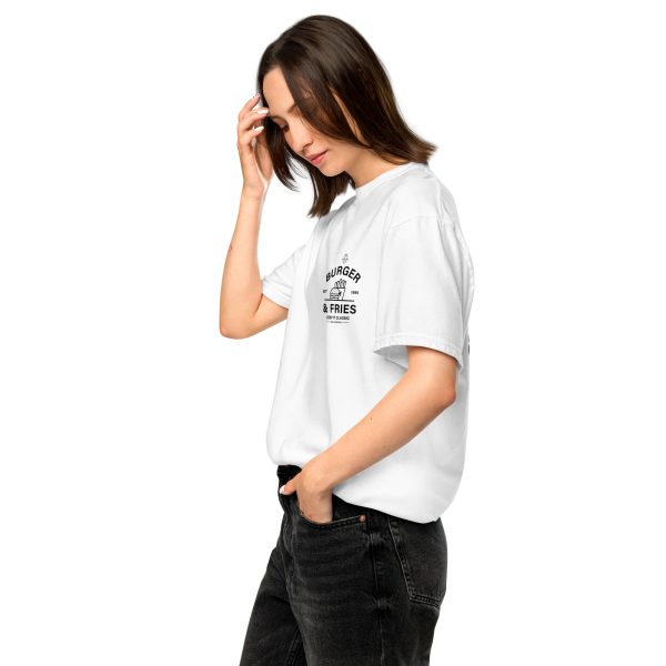 MIC ON "Burgers & Fries" Keep it Classic Unisex Heavyweight T-Shirt - Image 25